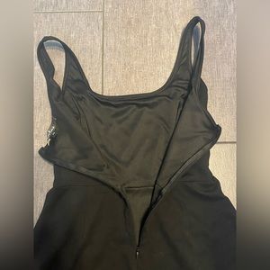 Lulus zip up black dress, size xs